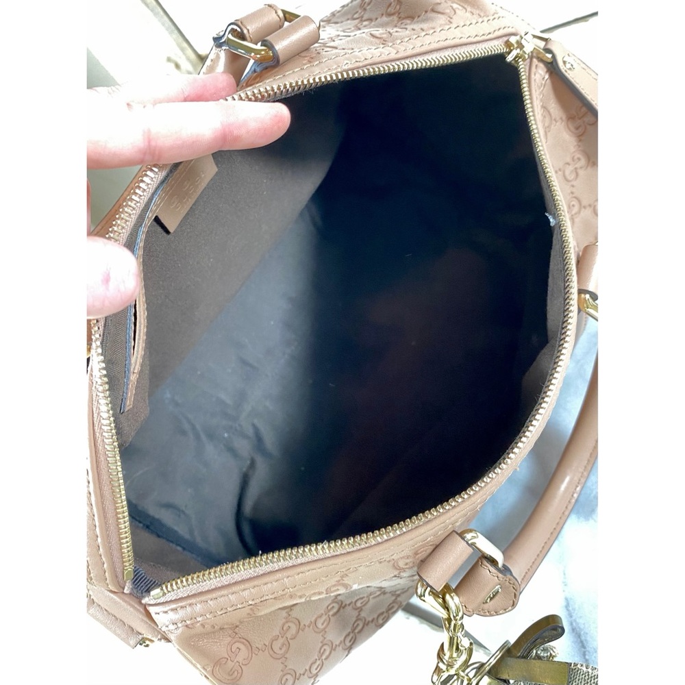 |SOLD| Gucci Guccissima Medium Boston Bag - Picture 11 of 12